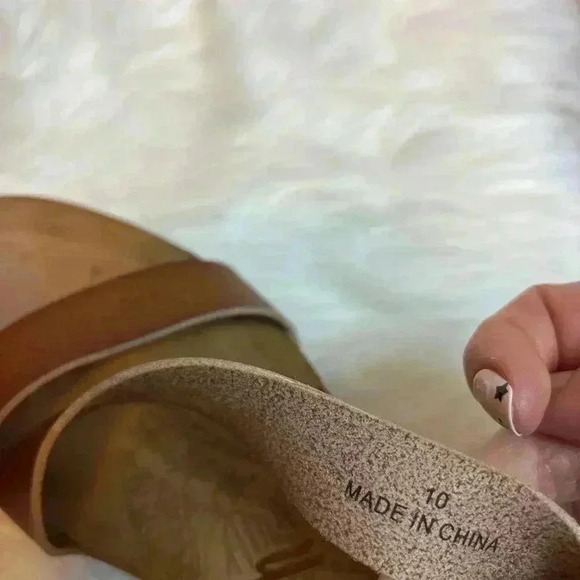 Blowfish Malibu Hapuku Wedge Heel Sandals Brown Size 10 - Picture 5 of 7